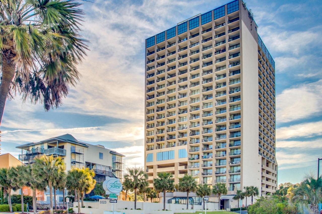 Lively Views From The Balcony At Ocean Forest Plaza Myrtle Beach Exteriér fotografie