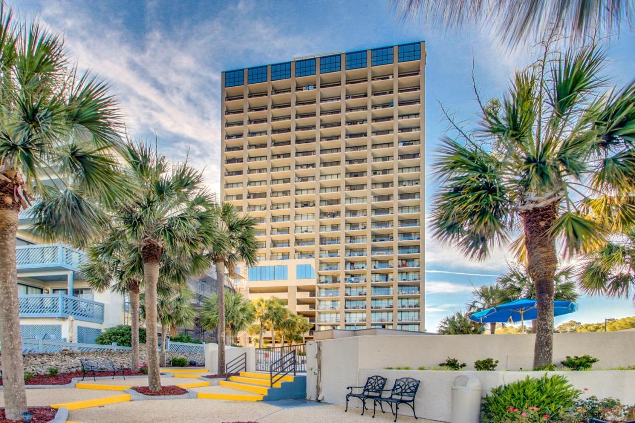 Lively Views From The Balcony At Ocean Forest Plaza Myrtle Beach Exteriér fotografie