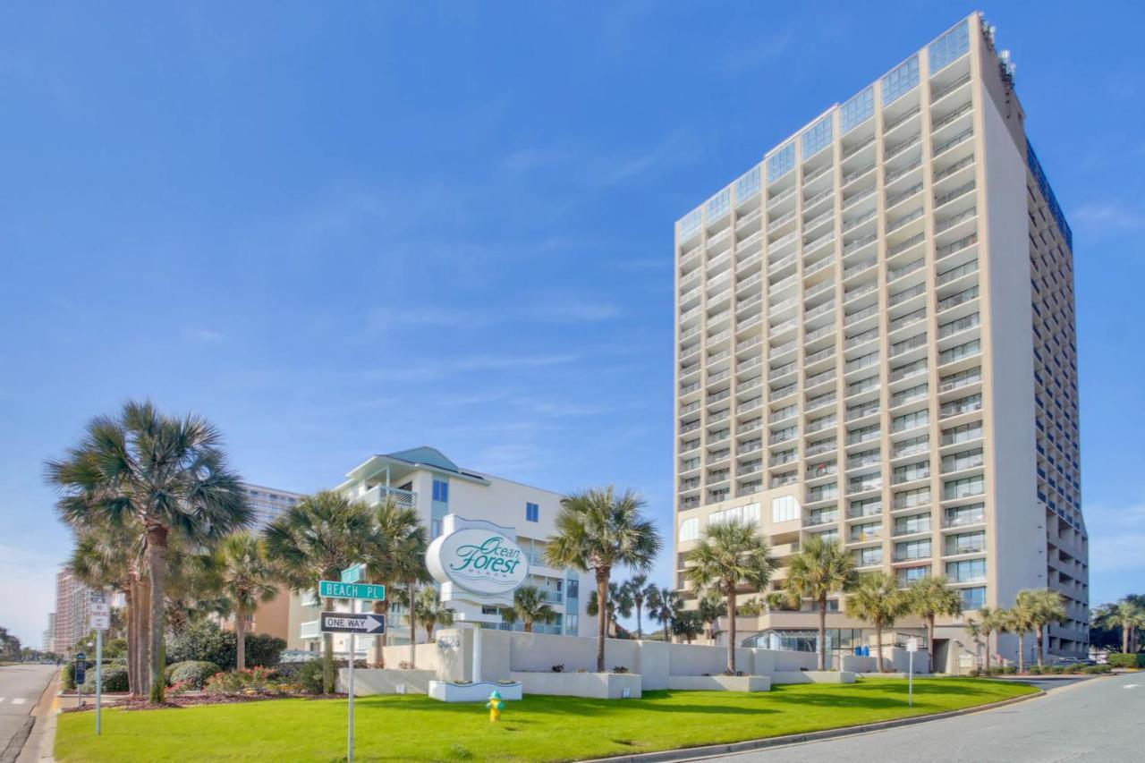 Lively Views From The Balcony At Ocean Forest Plaza Myrtle Beach Exteriér fotografie