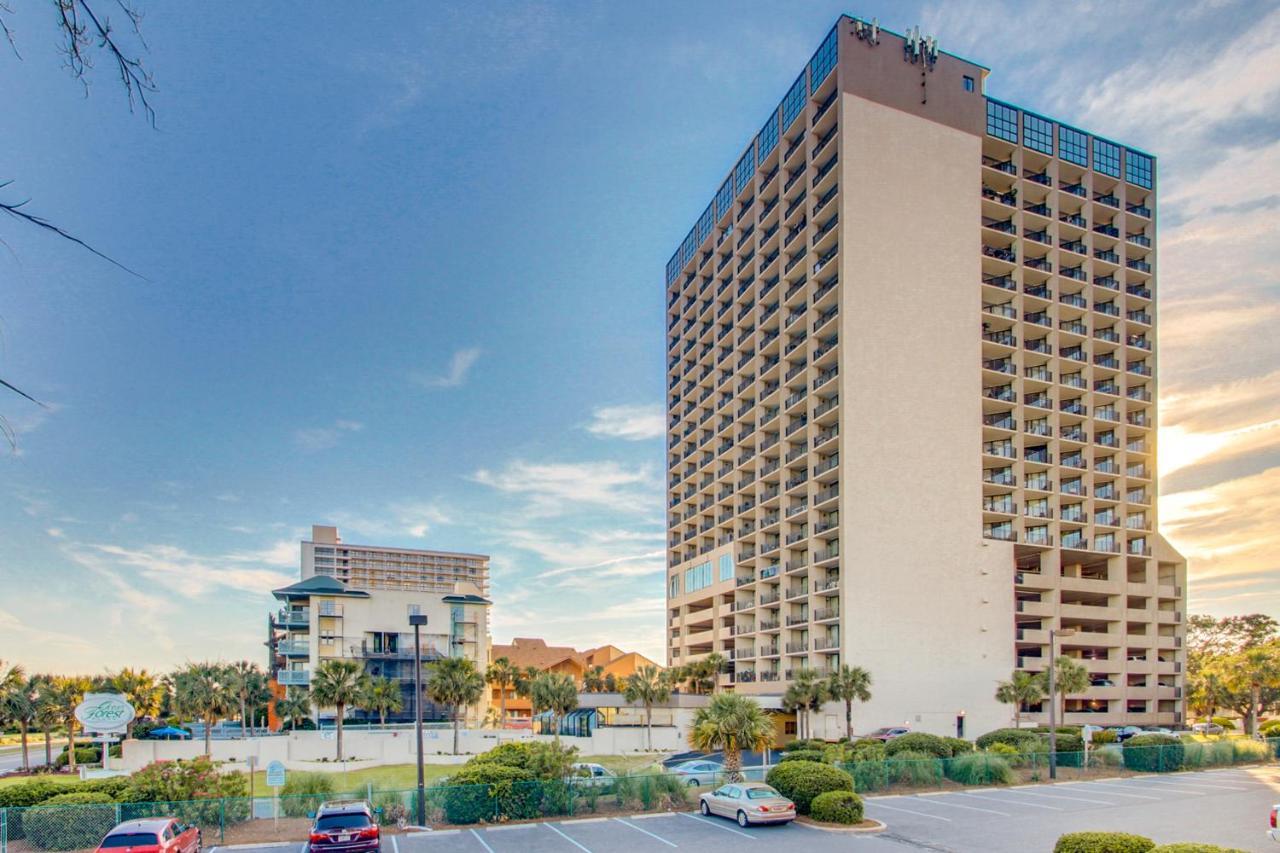 Lively Views From The Balcony At Ocean Forest Plaza Myrtle Beach Exteriér fotografie