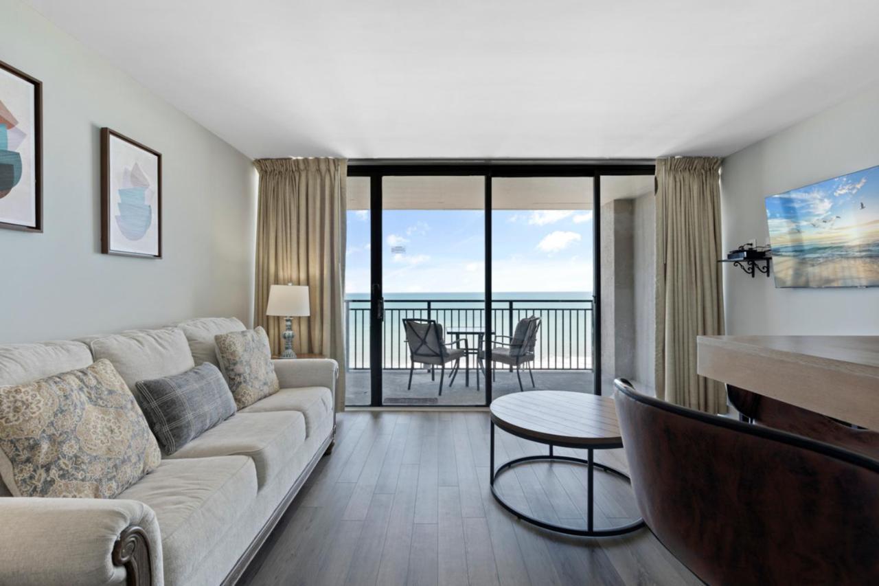 Lively Views From The Balcony At Ocean Forest Plaza Myrtle Beach Exteriér fotografie