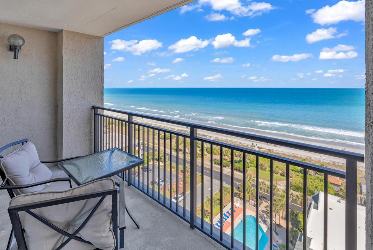 Lively Views From The Balcony At Ocean Forest Plaza Myrtle Beach Exteriér fotografie